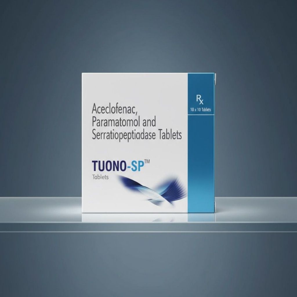 Aceclofenac, Paramatomol and Serratiopeptiadase Tablets